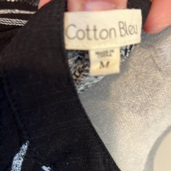 Boutique Cotton Bleu blouse - Picture 4 of 6